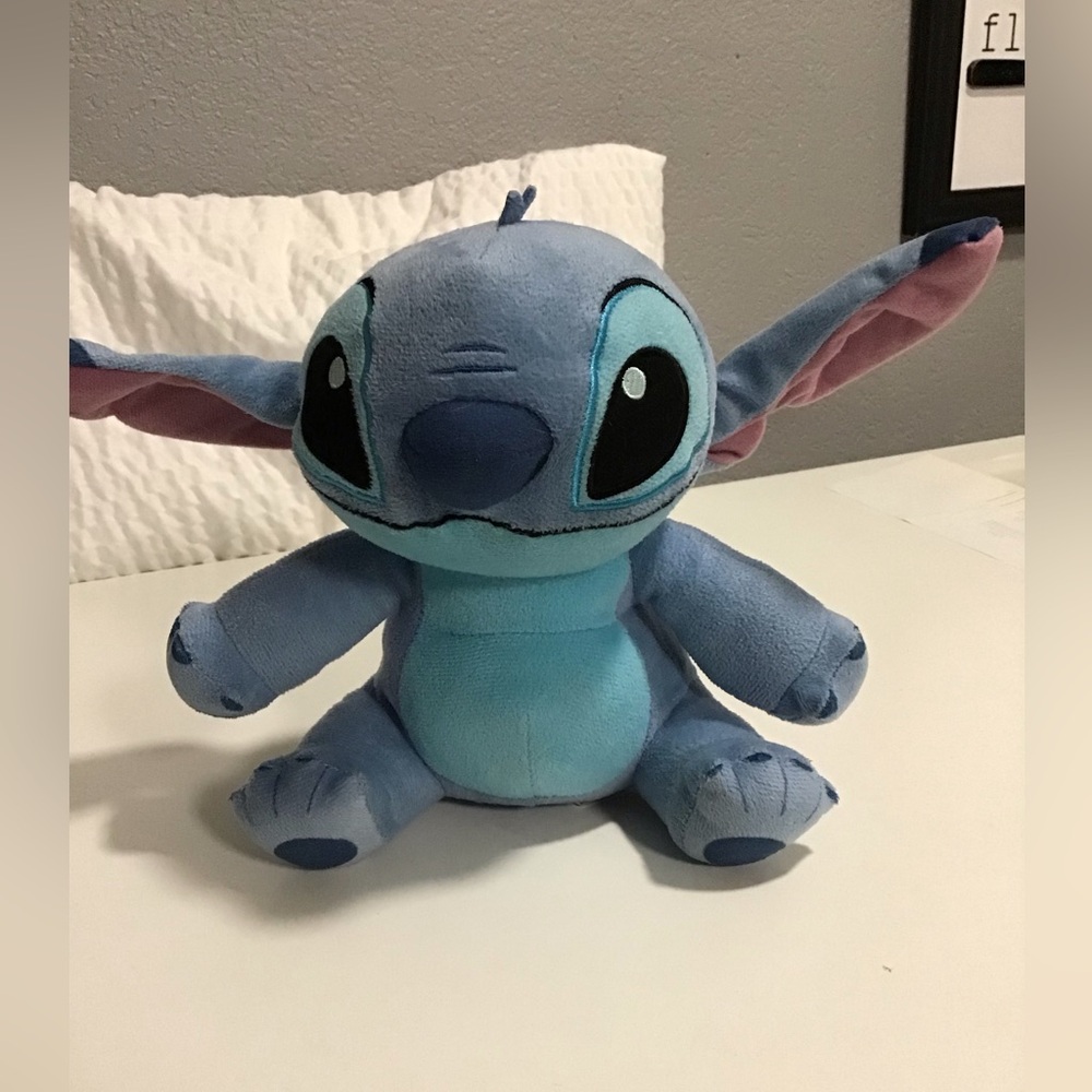 DISNEY LILO & Stitch 11” STITCH PLUSH STUFFED ANIMAL TOY BLUE DOLL